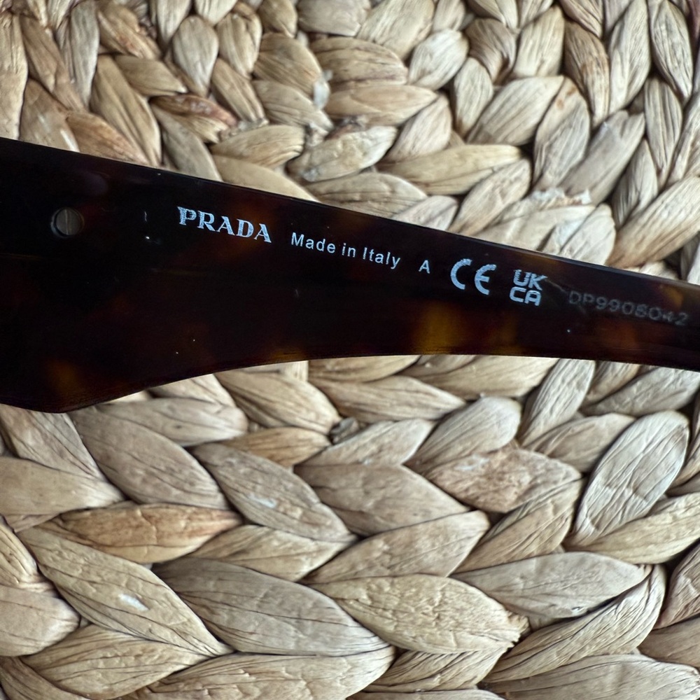 Prada Brown Rectangular Sunglasses - image 5
